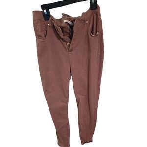 Celebrity pink slacks dusty pink